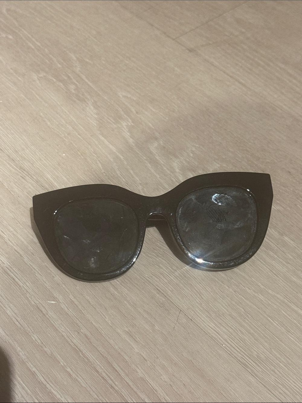 Le Specs Black Cat Eye Sunglasses